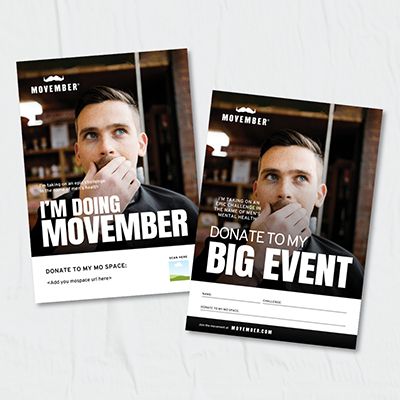 A Movember Canva social media template