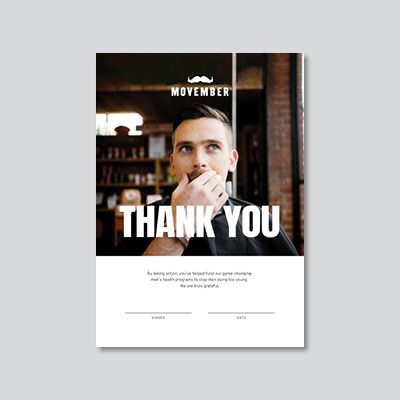 A Movember Canva social media template